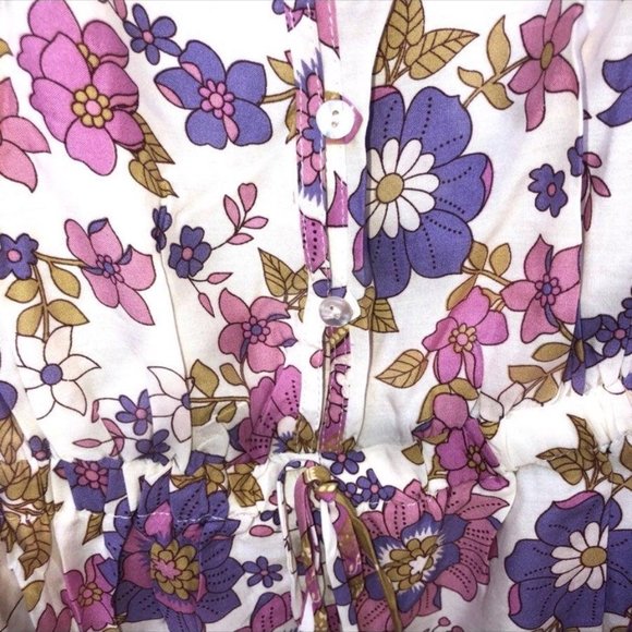 NWT size medium Floral Print Romper - Picture 8 of 9